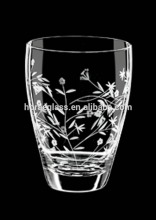 2017New glassware barware prices colored glass tumblers hotel glassware colored bottom glasses tumblers