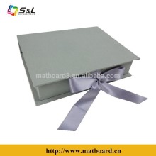 OEM mat frame presentation box standard portfolio box with black lining