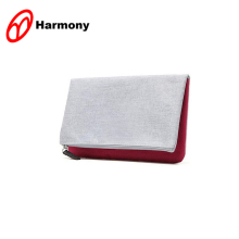 Appealing design plain polyester foldable cosmetic case