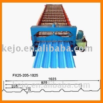 Glazed tile /corrugated roof and wall roll forming machine