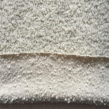 Boucle Wool Acrylic Polyester blend fabric