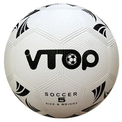 White Color Football Rubber Material for Chirdren Sporting