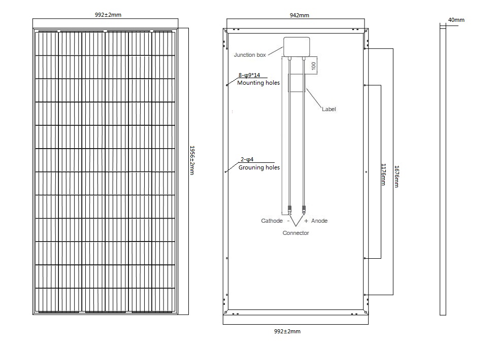 320W Poly Solar Panel For Solar Street Light