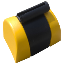 5M Warehouse Plastic Wall Mounted Black Yellow Retractable Belt Barrier