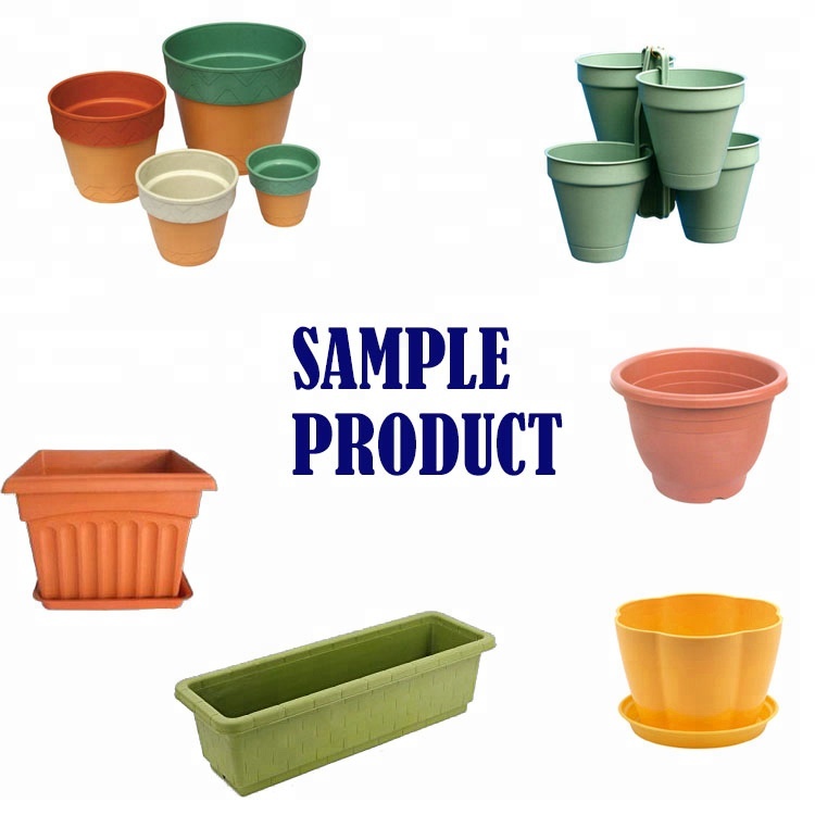 automatic plastic flower pot and bath tub making injection molding machine