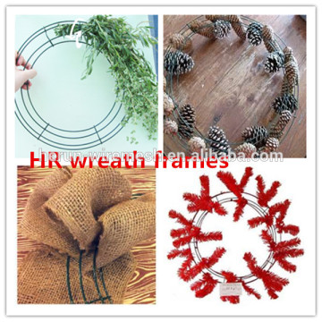 Wire wreath garland manufacture