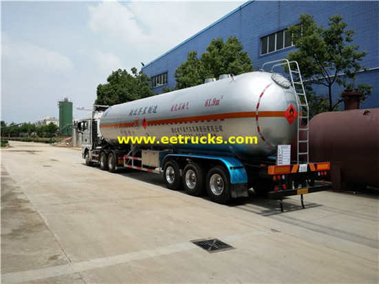 61.9m 26ton Bulk Propan Tanker Trailers