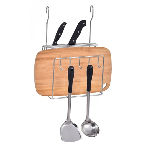 hanging chopping board kitchen tools holder cutlery rack