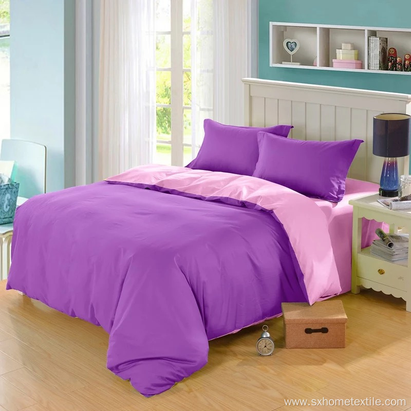 microfiber solid bedding sets