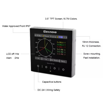 Multi-channel Circuit KWH Meter Power Monitoring System