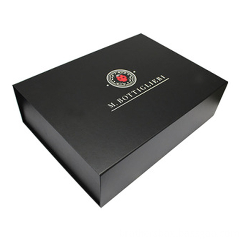 Black Design Paper Gift Folding Grocery Box
