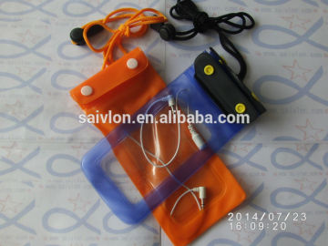 waterproof phone bag for mobile phone with earphone jack