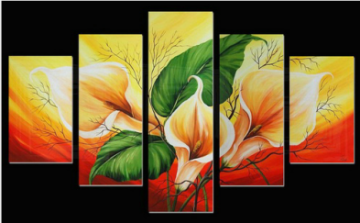 high quality handmade beautiful bedrom abstract pattern home decorated group oil painting