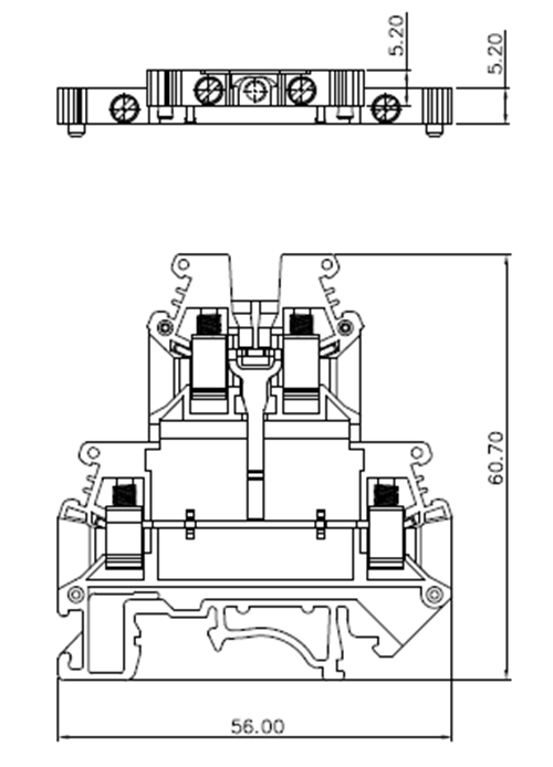 Mount Screw Fixed Terminal Block