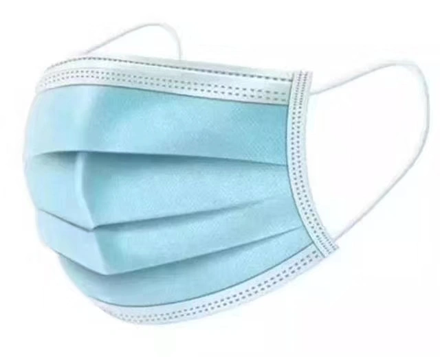 Protective Disposable 3-Ply Non-Woven Civil Use Face Mask