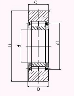 Htur Series Truck Roller Bearing Htur 2552