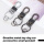 Men's car metal key ring Black creative gift key ring car accessories small pendant