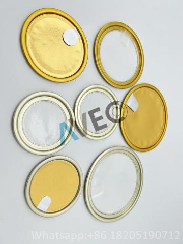 retort peel off lids transparent membrane