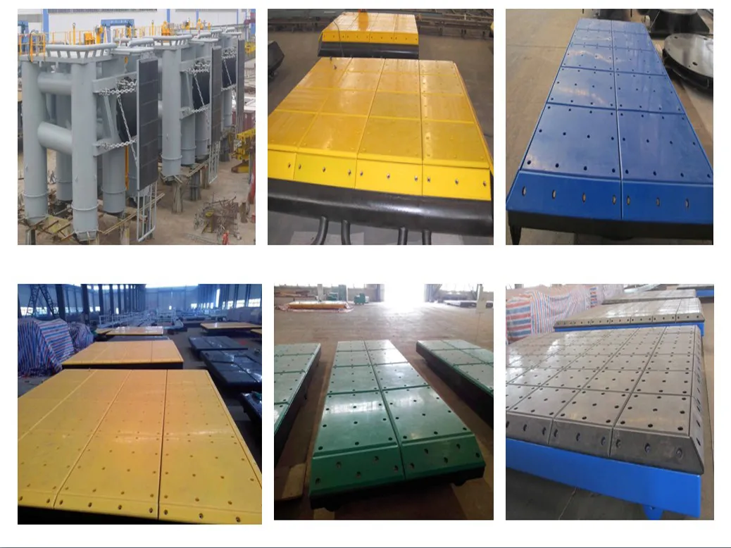 Marine Rubber Fender UHMWPE Polymer Plastic UHMWPE Facing Panel, Dock Rubber Fender Upe UHMW Polyethylene Surface Frontal Pad