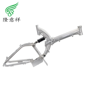 Shock absorbing folding frame