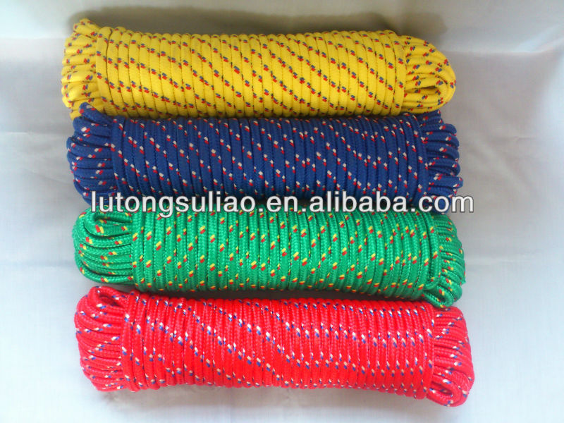 16 ply pp rope, pp braided rope, braided rope fo sale