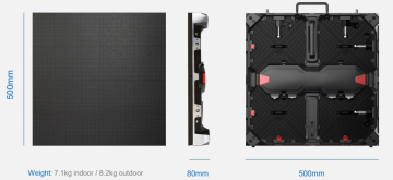 Outdoor P3.91 rental product display solutions