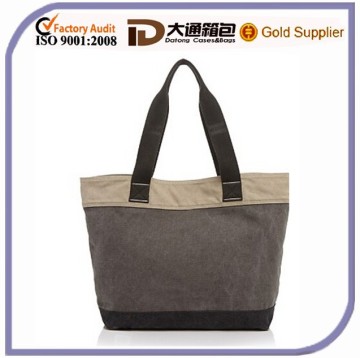 Plain Large Shoulder Canvas Shopping Bag Tote Bag