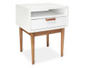 Stolik kawowy Mid Century z drewna MDF