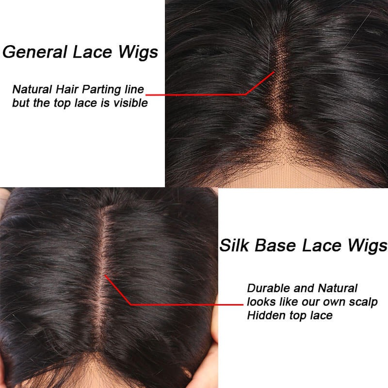 Silk Full Lace Wigs Straight Virgin Chinese Hair Thick 180% Density Bleached Knots Transparent Thin Film Lace Wig