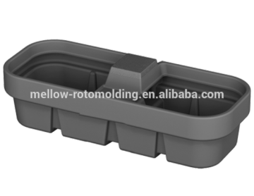 Custom-made plastic cattle / horse feeders