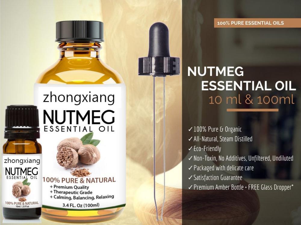 Pure Mace Nutmeg Oil for Food Flavor Additive