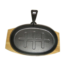 BBQ Plate with Wooden Tray