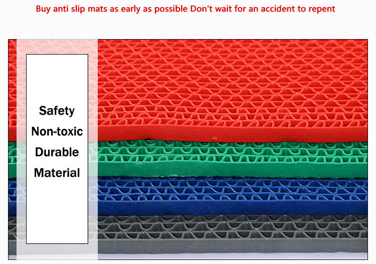 5mm Thickness Good Quality pvc s mat anti slip pvc z Mat