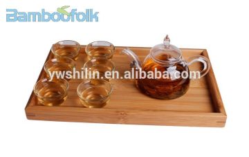 bamboo tray / bamboo serving tray / bamboo bread tray / bamboo tea tray / bamboo kitchen cutlery tray