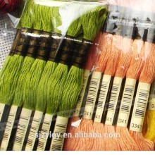china wholesale cotton yarn sewing thread cross stitch thread