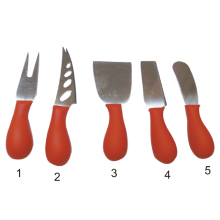 5 Pcs Cheese Tool Set with Plastic Handle