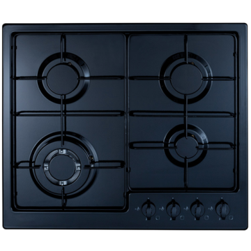 CDA Gas Stove 60cm Black Steel Top