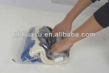 plastic travel hand rolled compression bag
