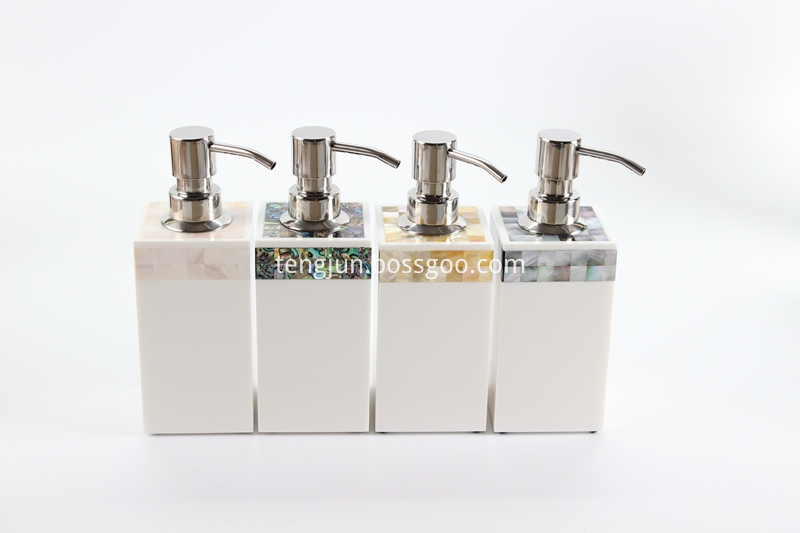 mother of pearl soap pump