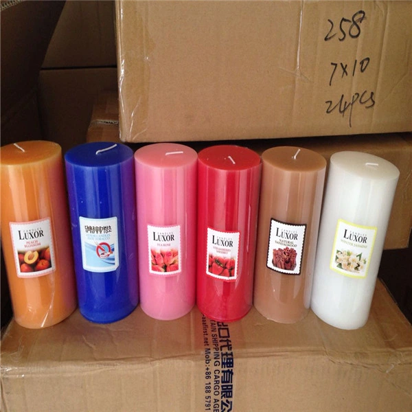 Hot Selling 5X15cm Pillar Candles for Sale