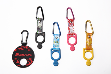 Carabiner Badge Reel with PVC Strap