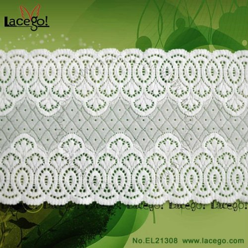 flower design nylon spandex stretch jacquard lace fabric
