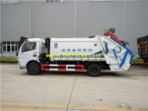 Dongfeng 156hp 5T Malori ya Compactor ya Takataka