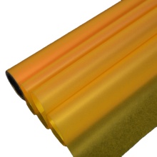 1.22m yellow sparkle frosted window sticker