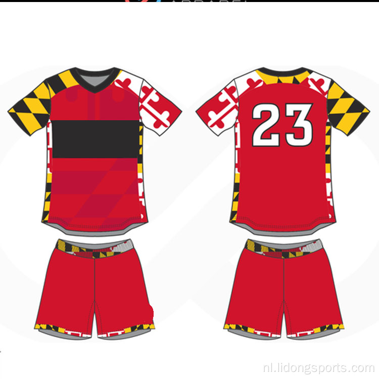 Sublimatie Custom Soccer Jersey Groothandel Team Kleding