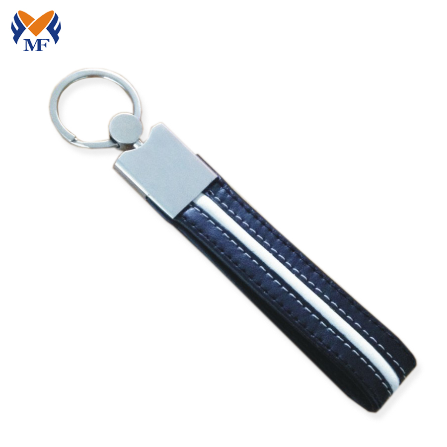 Leather Car Keychain