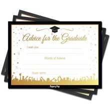 Papery Pop 2019 Graduation Party Bundle: Invitations, Activities & Advice Cards