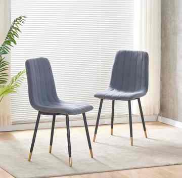 Modern Ergonomic Fabric Chair – Perfect for Dining