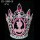 Custom Rhinestone Pink Cinderella Pageant Crown