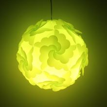 IQ Puzzle Light Shade Flower Shape Plastic Lantern